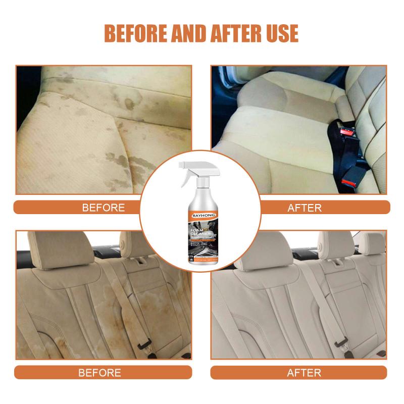 Car Multifunctional Foam Cleaner for Interior Fabric Seats Plastic Stains