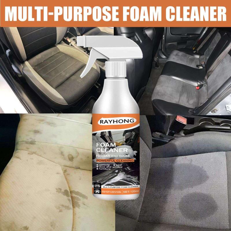 Car Multifunctional Foam Cleaner for Interior Fabric Seats Plastic Stains