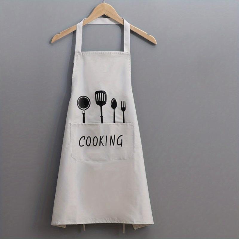 Waterproof Kitchen Cooking Apron Men Women Work Clothes