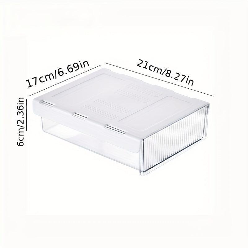 Under Desk Drawer Storage Box Hidden Stationery Organizer
