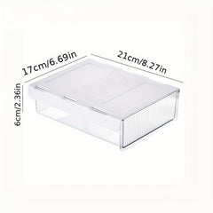 Under Desk Drawer Storage Box Hidden Stationery Organizer