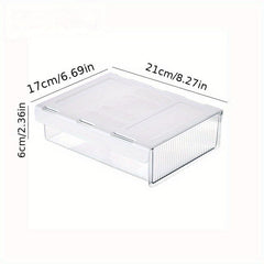 Under Desk Drawer Storage Box Hidden Stationery Organizer