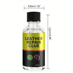 Car Leather Repair Solution 50ml - Faux Leather Care for Scratches