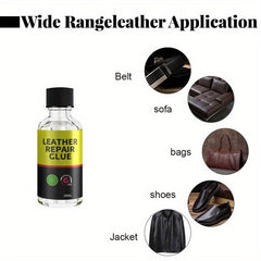 Car Leather Repair Solution 50ml - Faux Leather Care for Scratches