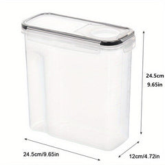 Airtight Pasta Containers 2.8L for Spaghetti Sugar Flour Noodles - BPA-Free