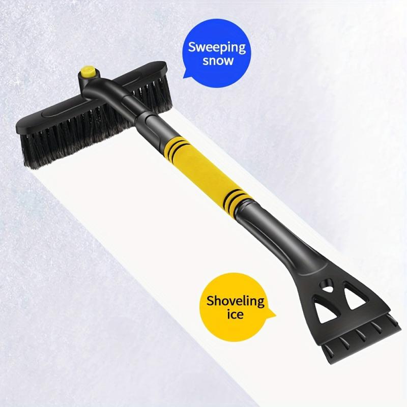 Universal 3 In 1 Shovel Snow Brush Telescopic Car Glass Ice Removal Tool