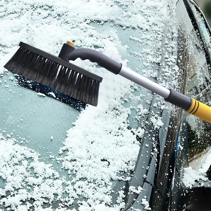 Universal 3 In 1 Shovel Snow Brush Telescopic Car Glass Ice Removal Tool