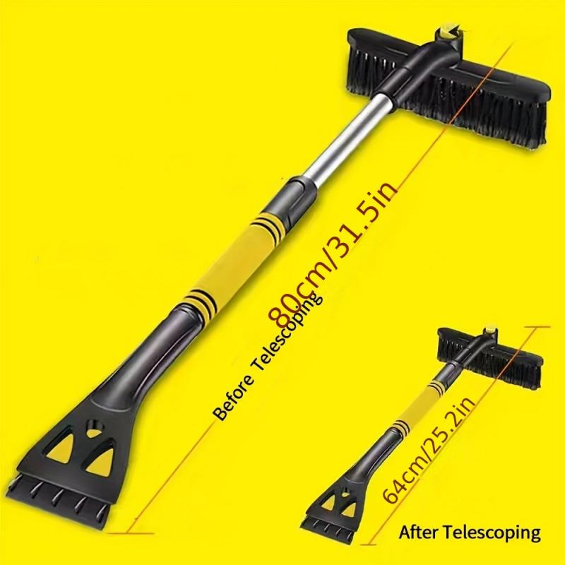 Universal 3 In 1 Shovel Snow Brush Telescopic Car Glass Ice Removal Tool