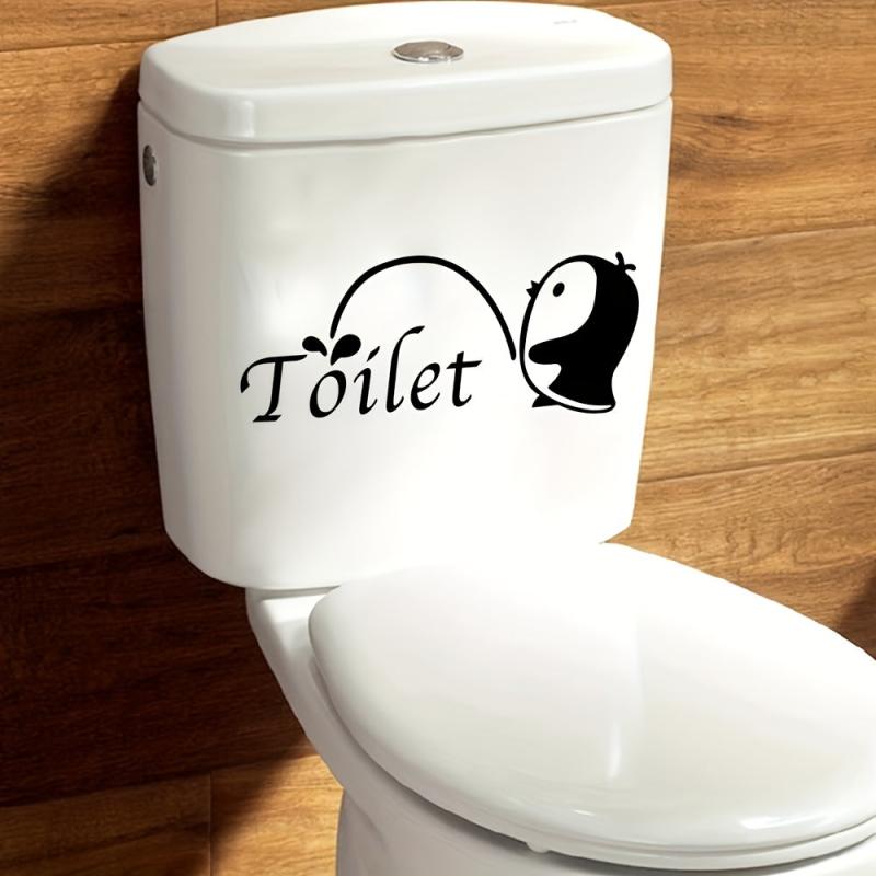 Rv Toilet Sticker Wall Sticker Creative PVC Removable Waterproof Bathroom Wall