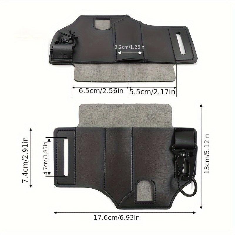 RV Outdoor Tactical Leather Tool Bag Portable Storage Camping