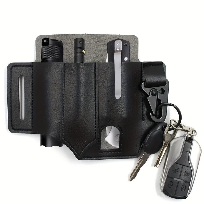 RV Outdoor Tactical Leather Tool Bag Portable Storage Camping
