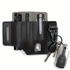 RV Outdoor Tactical Leather Tool Bag Portable Storage Camping