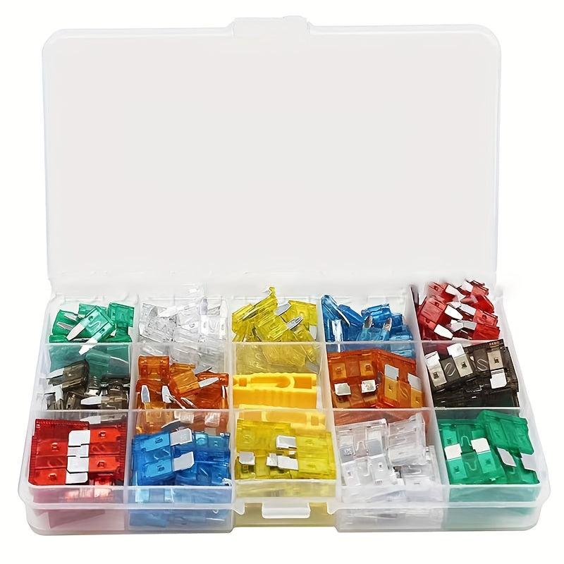 140pcs Car Fuse Kit Standard and Mini RV Truck 5A-30A ATC ATO