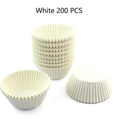 200-500 Standard Baking Cups Greaseproof Cupcake Liners