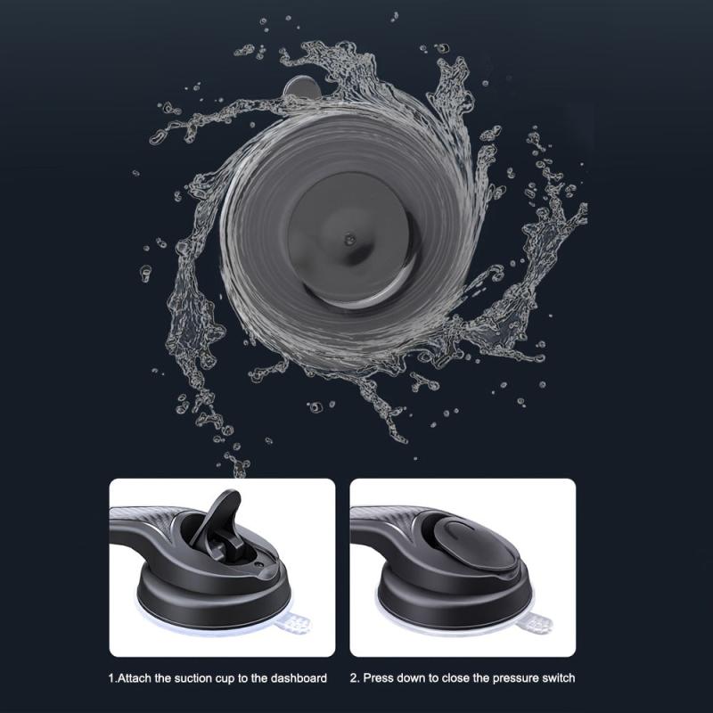 Car Dashboard Waterfall Mobile Phone Bracket Suction Cup