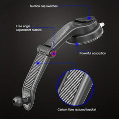 Car Dashboard Waterfall Mobile Phone Bracket Suction Cup