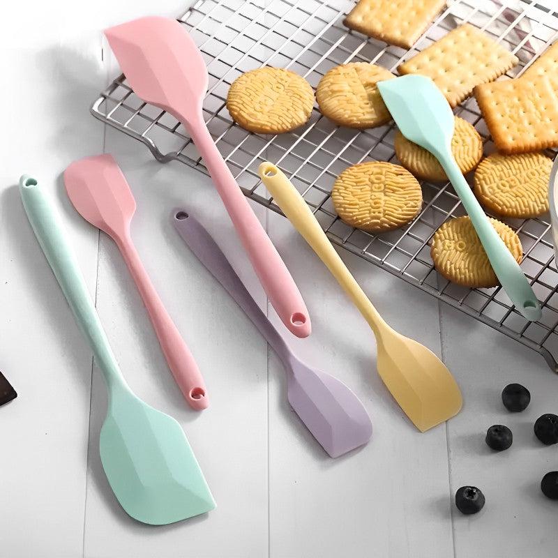 Heat Resistant Silicone Spatula Cream Butter Cake Scraper Baking Tools