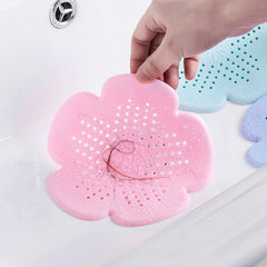 Flower-shaped Silicone Floor Drain Filter Kitchen Tool