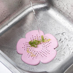 Flower-shaped Silicone Floor Drain Filter Kitchen Tool
