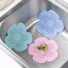 Flower-shaped Silicone Floor Drain Filter Kitchen Tool