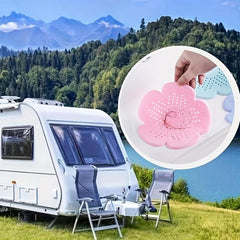 Flower-shaped Silicone Floor Drain Filter Kitchen Tool
