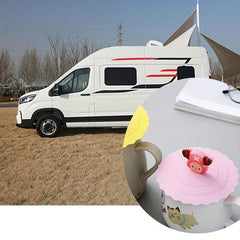 Silicone Cup Cover Leak proof Dustproof Ceramic Tea Cup Water Cup Lid