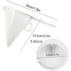 Cream Funnel Measuring Cup Chocolate Separator Batter Funnel Baking Tools