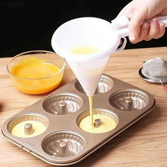 Cream Funnel Measuring Cup Chocolate Separator Batter Funnel Baking Tools
