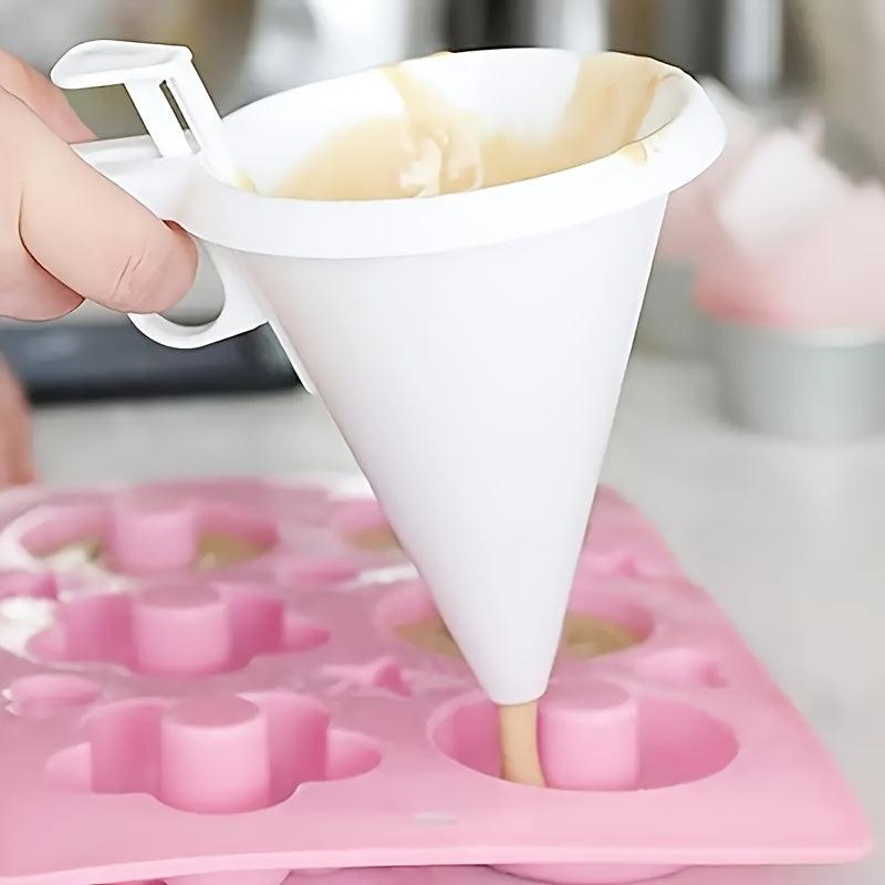Cream Funnel Measuring Cup Chocolate Separator Batter Funnel Baking Tools