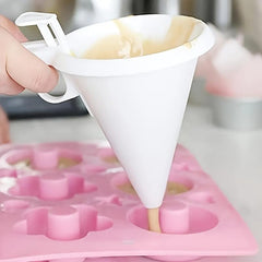 Cream Funnel Measuring Cup Chocolate Separator Batter Funnel Baking Tools