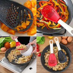 RV Kitchen Strainer Spoon Garlic Press Multifunctional Potato Scoop