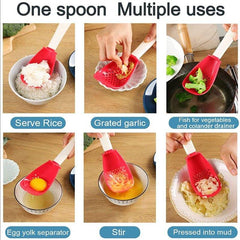 RV Kitchen Strainer Spoon Garlic Press Multifunctional Potato Scoop
