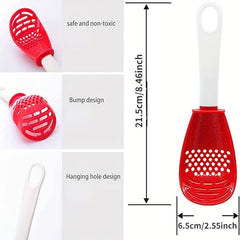 RV Kitchen Strainer Spoon Garlic Press Multifunctional Potato Scoop