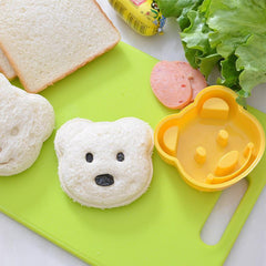 3pcs Cartoon Bear Sandwich Mold Rice Ball Model DIY Kitchen Supplies