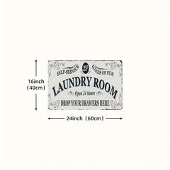 Waterproof Laundry Room Runner Rug Non Slip Dirt Resistant Machine Washable