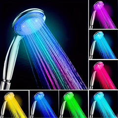LED Light Shower Head Temperature Sensor Bathroom Accessories