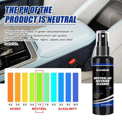 Car Faux Leather Cleaner & Decontaminates Interior Steering Wheel Seat Mold