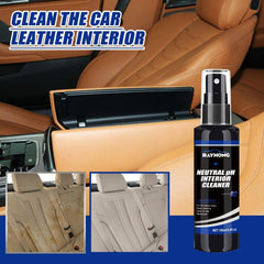 Car Faux Leather Cleaner & Decontaminates Interior Steering Wheel Seat Mold