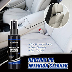 Car Faux Leather Cleaner & Decontaminates Interior Steering Wheel Seat Mold