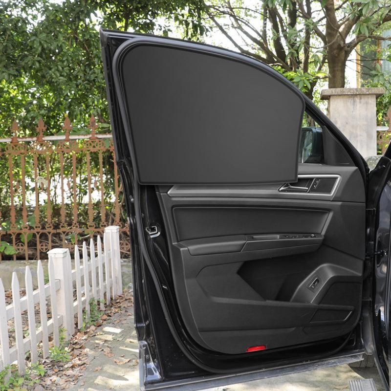 Rubber Coated Magnetic Car Curtains - Set of 10
