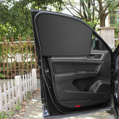 Rubber Coated Magnetic Car Curtains - Set of 10