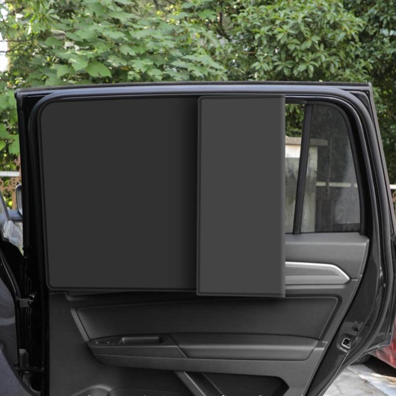 Rubber Coated Magnetic Car Curtains - Set of 10