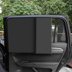 Rubber Coated Magnetic Car Curtains - Set of 10