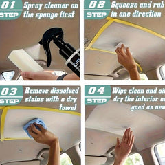 Car Roof Cleaner - Interior Faux Leather Seat Cleaner