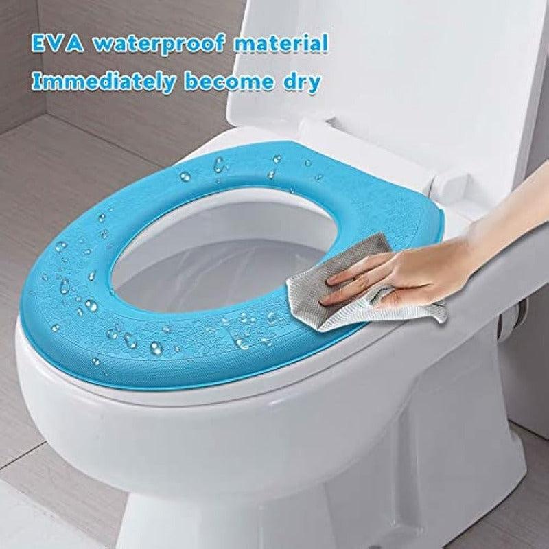 Soft Toilet Seat Cushion & Cover Pads - Pressure Relief - Washable