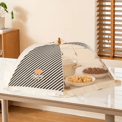 Foldable Lunch Table Cover Vegetable Umbrella Anti Flies Dust