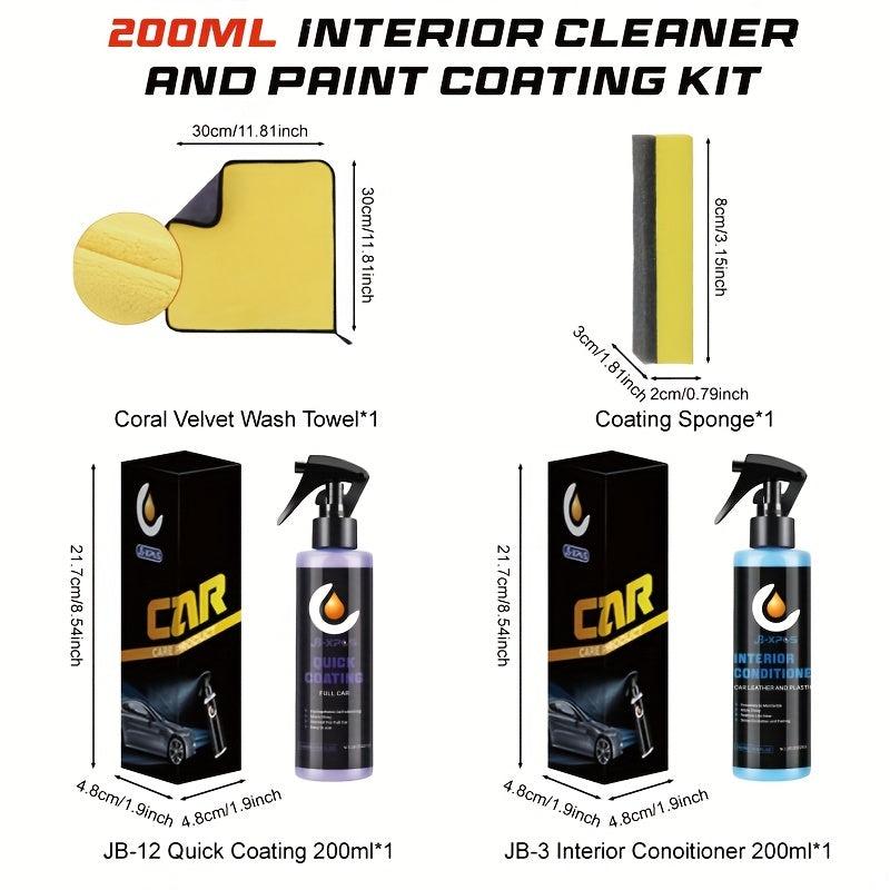 Car Care Kit: Plastic Restorer & Ceramic Coating