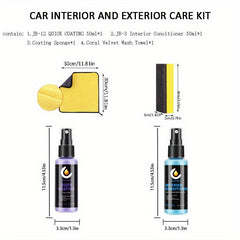 Car Care Kit: Plastic Restorer & Ceramic Coating