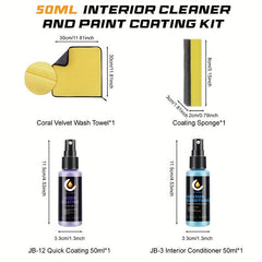 Car Care Kit: Plastic Restorer & Ceramic Coating