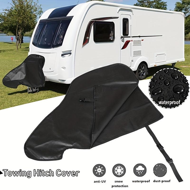 RV Hitch Cover Tongue Jack Protective Cover For Trailers